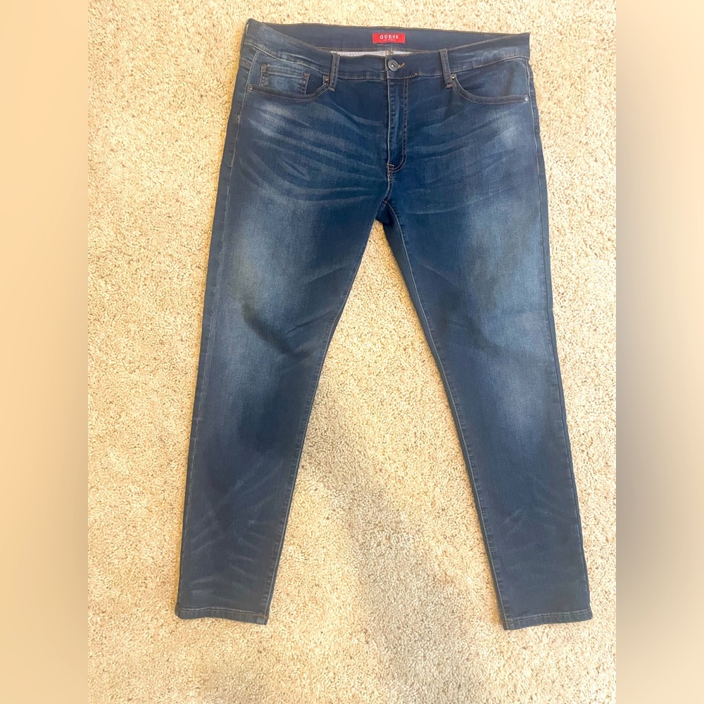 Guess Sammy Stretch Modern Skinny Dark Wash 36 30